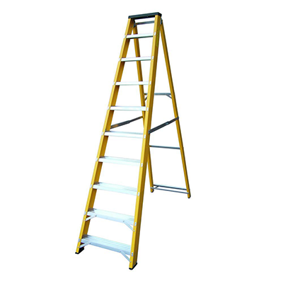 Fibreglass Step Ladder-10 Tread - 1 Week Plus