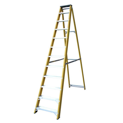 Fibreglass Step Ladder-12 Tread - 1 Week Plus